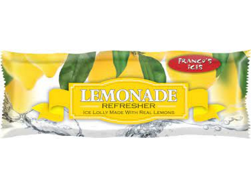 Franco Lemonade Refresher Lolly