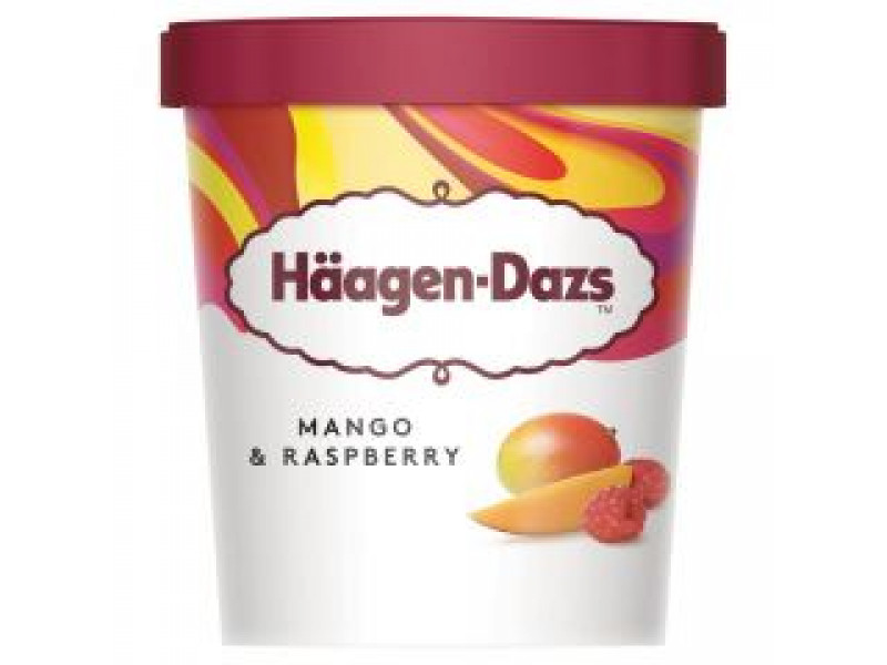 Haagen Dazs Mango Raspberry