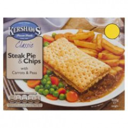 Kershaws Steak Pie & Chips