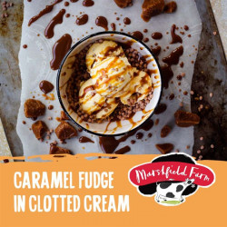 Marshfield Caramel Fudge in Clotted Cream