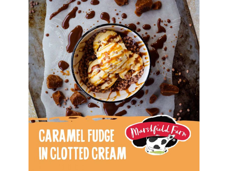 Marshfield Caramel Fudge in Clotted Cream