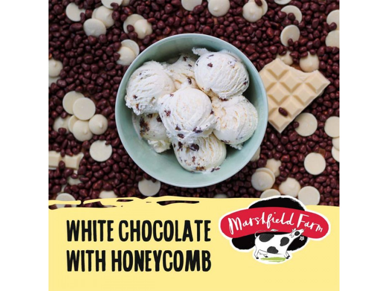 Marshfield White Chocolate with Honeycomb Crunch