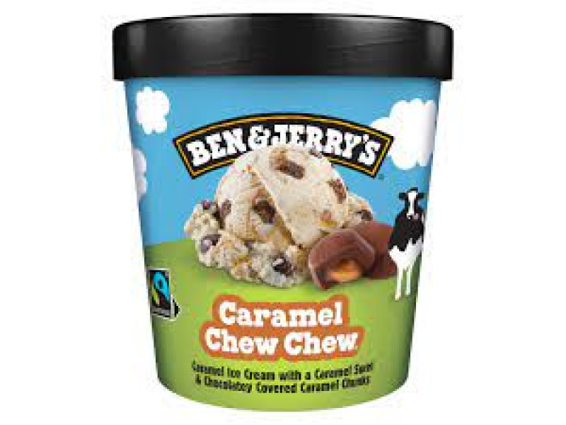 Ben & Jerry's Caramel Chew Chew (500ml Tub)