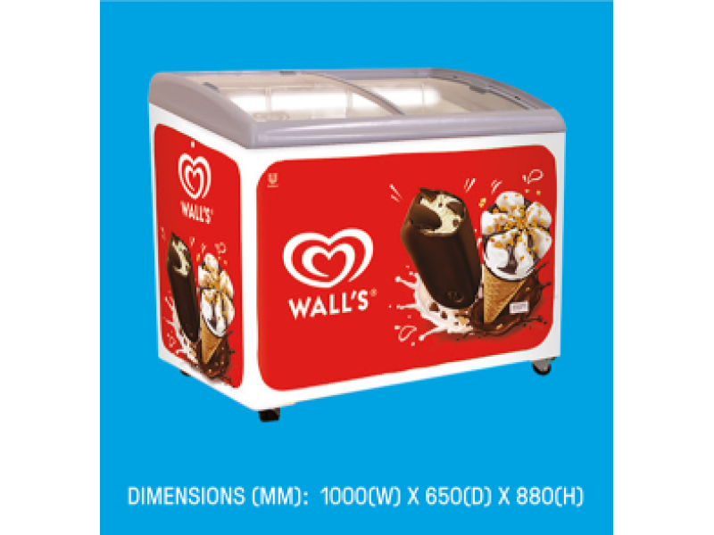 Wall's Vista 12 LED Freezer (1m)