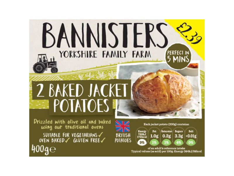 Bannisters 2 Baked Jacket Potatoes