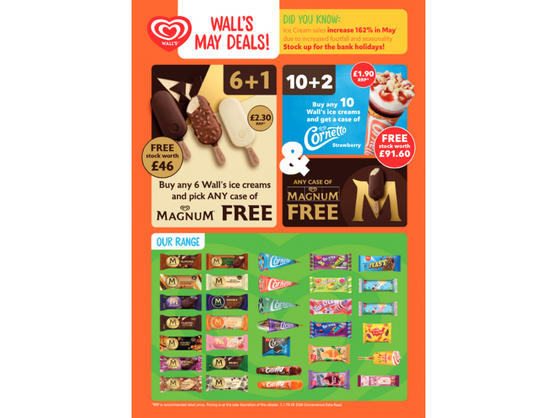 Wall's Ice Cream Special Offer 1