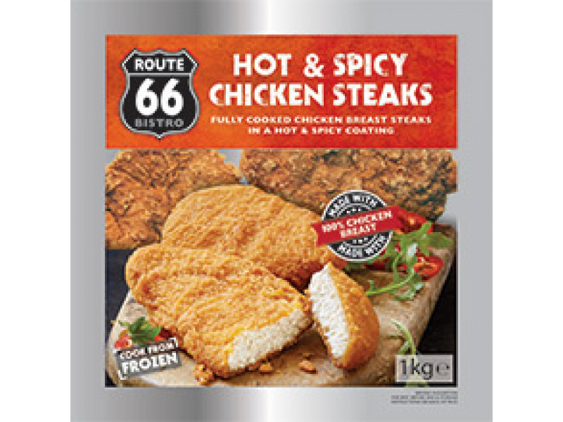 Route66 Hot and Spicy Chicken Steaks